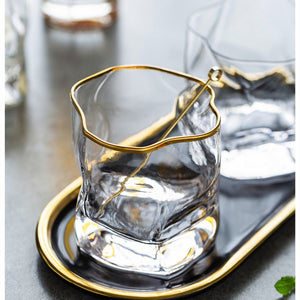 Experience Elegance with Our Shaped Crystal Whiskey Glass