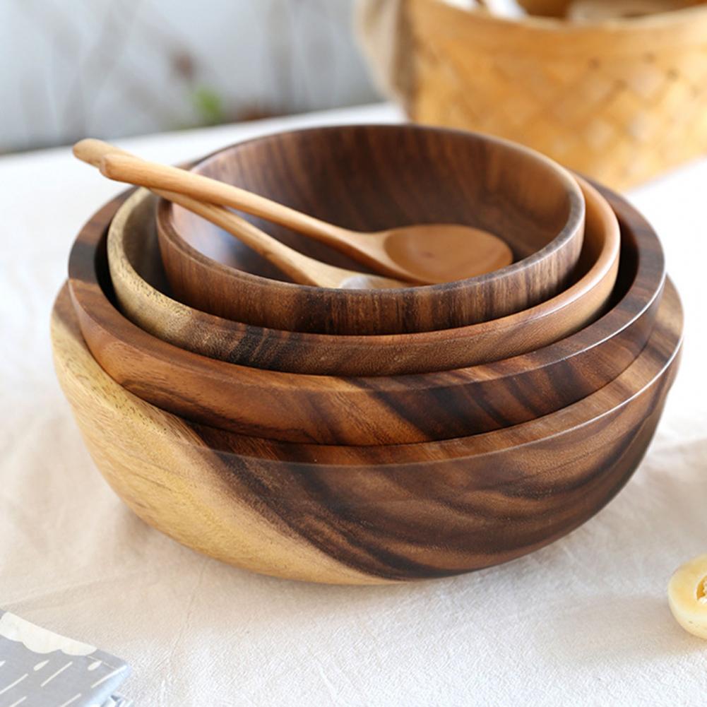 Natural Wooden Kitchen Bowl: A Touch of Elegance to Your Dining Experience
