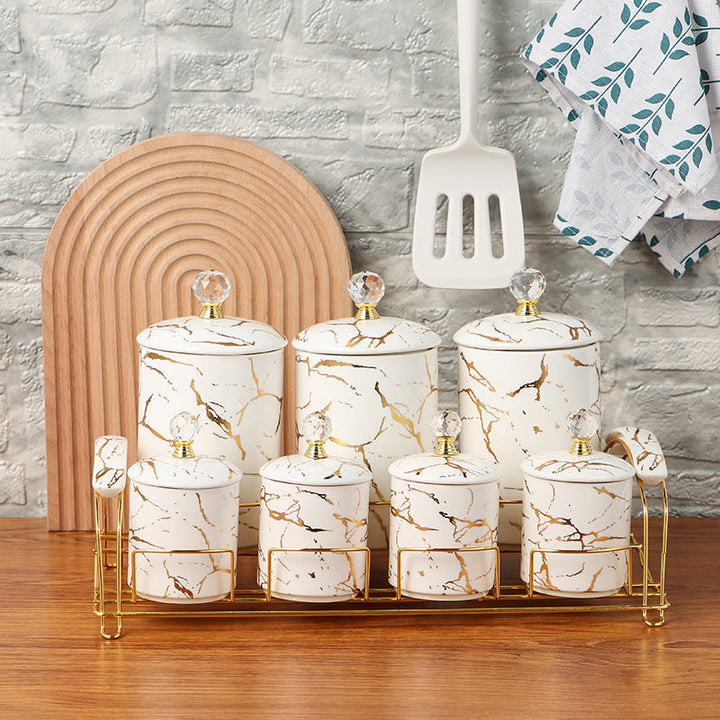 Discover the Charm of the Ceramic Storage Jar Kitchen Ornament