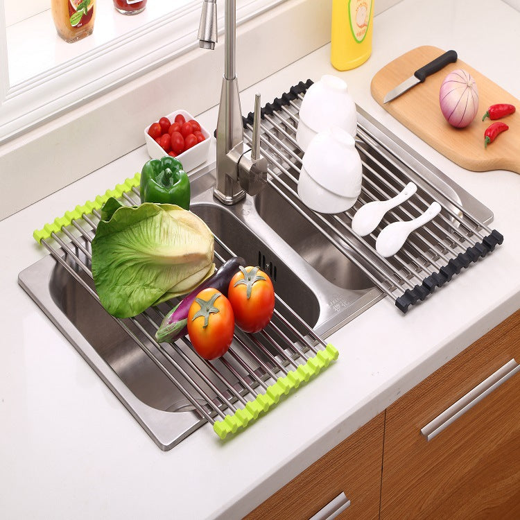 Transform Your Kitchen with Our Folding Kitchen Drain Sink Rack