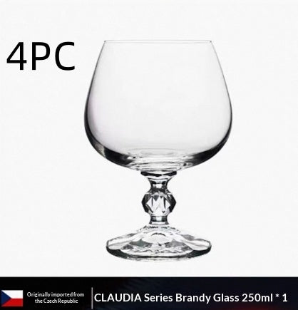 Elegant Red Wine Crystal Whiskey Glass
