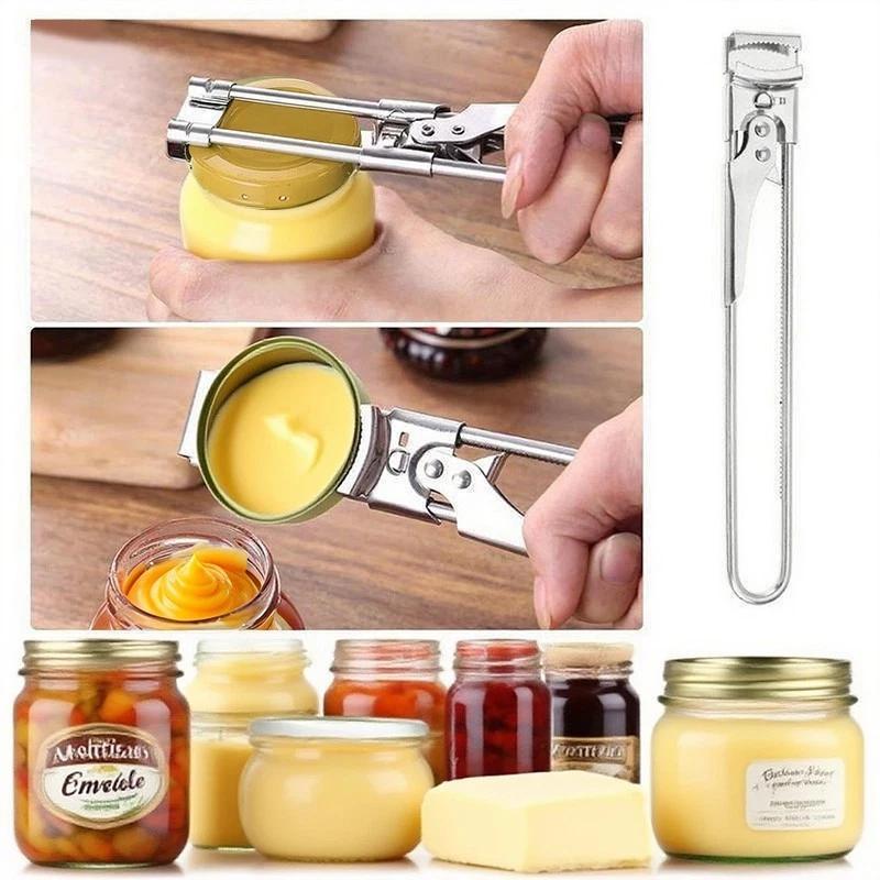 Adjustable Stainless Steel Can Opener for Easy Use