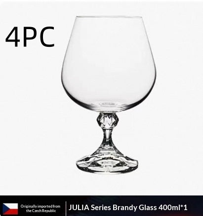 Elegant Red Wine Crystal Whiskey Glass