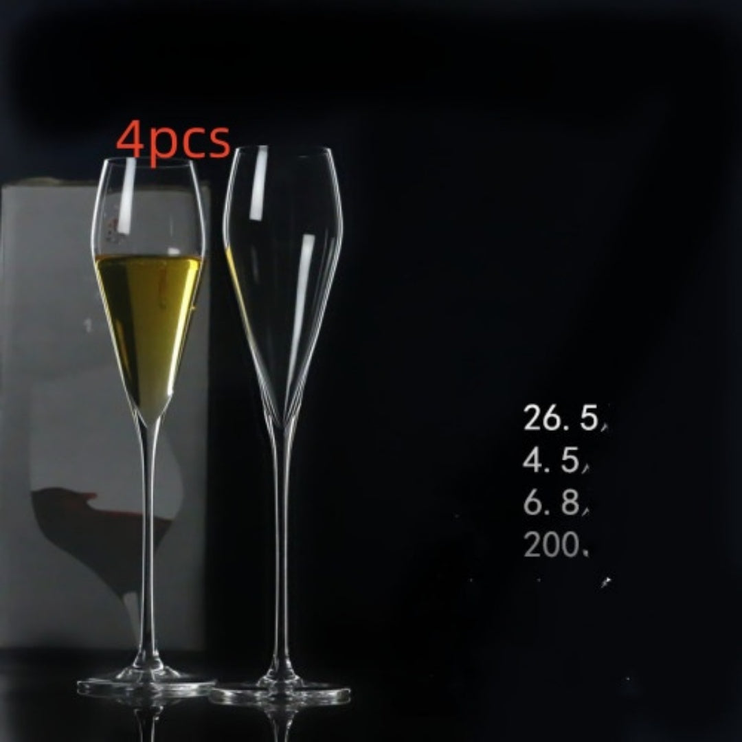Crystal Handmade Glass Champagne Flutes