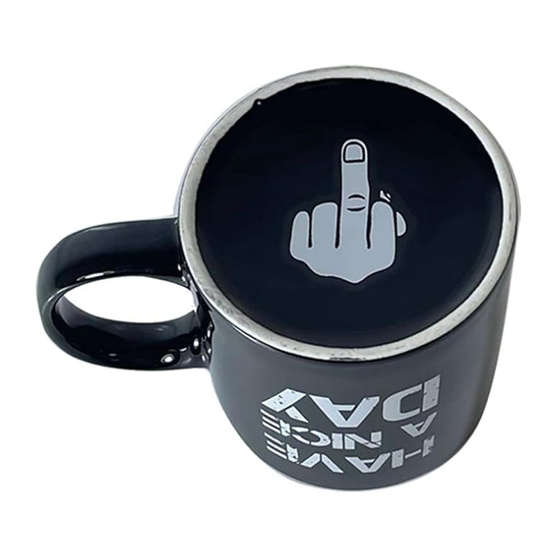 Middle Finger Coffee Mug 3D Funny Gag Gift For Holidays