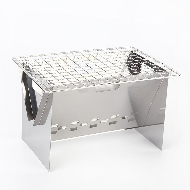 Stainless Steel Flat Card Barbecue Grill
