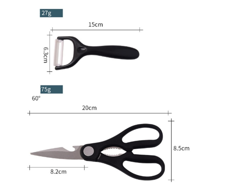 Household Kitchen Combination Kitchenware Knives Set
