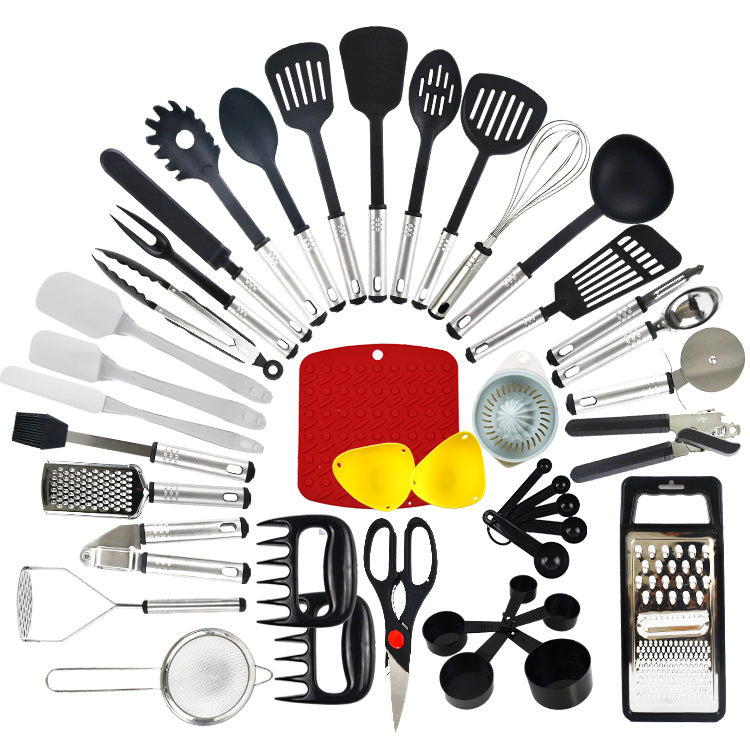 Non-Stick Spatula And Spoon Nylon Kitchen Utensils
