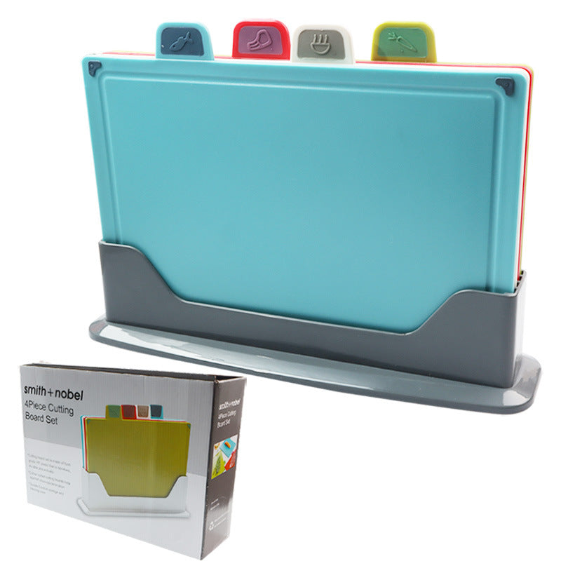 Four Piece Set Of Thickened Plastic Cutting Board
