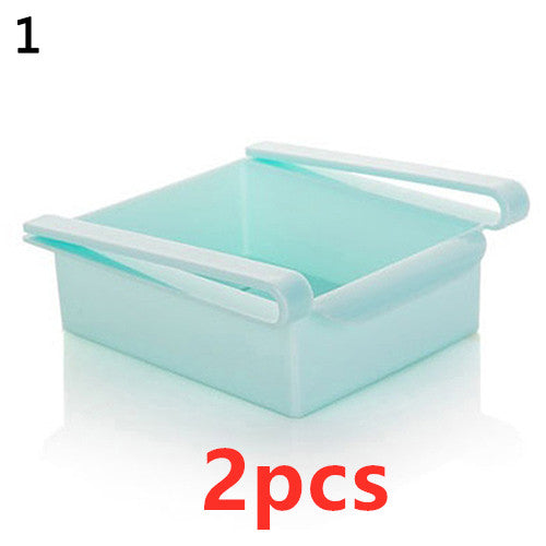 Stretchable Refrigerator Storage Basket Multifunction Kitchen Organizer