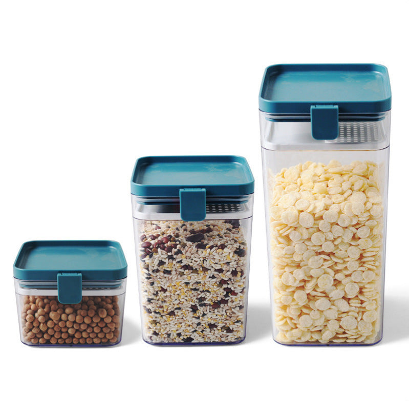 Household kitchen sealed jar storage box