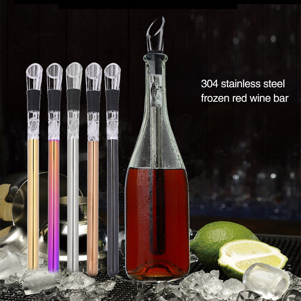 Stainless Steel Wine Bottle Chilling Rod Cooler Stick