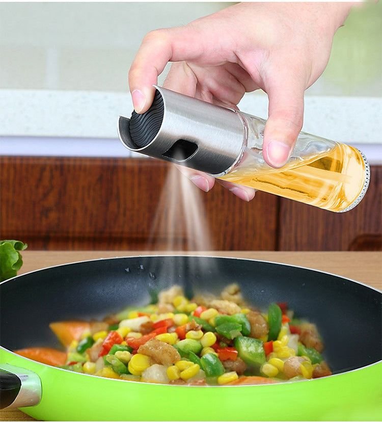 BBQ Oil & Vinegar Spray Bottle Pump Kitchen Gadget