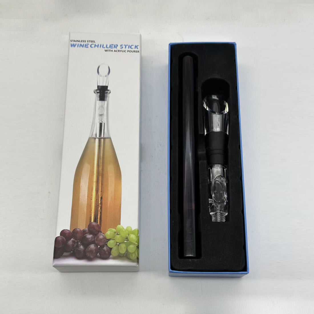 Stainless Steel Wine Bottle Chilling Rod Cooler Stick