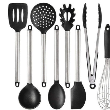 Silicone kitchen utensils and appliances