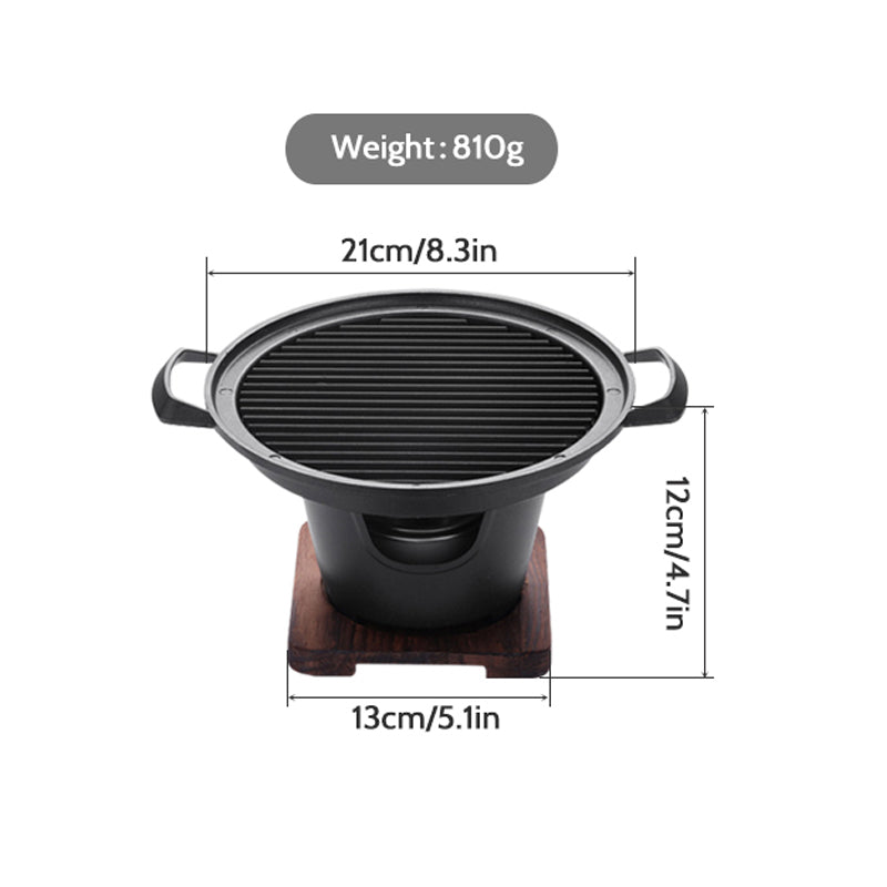 Mini BBQ Alcohol Stove Grill