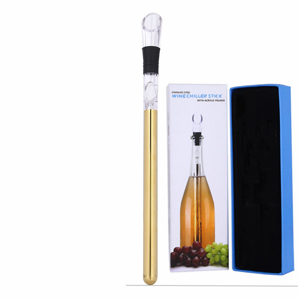 Stainless Steel Wine Bottle Chilling Rod Cooler Stick