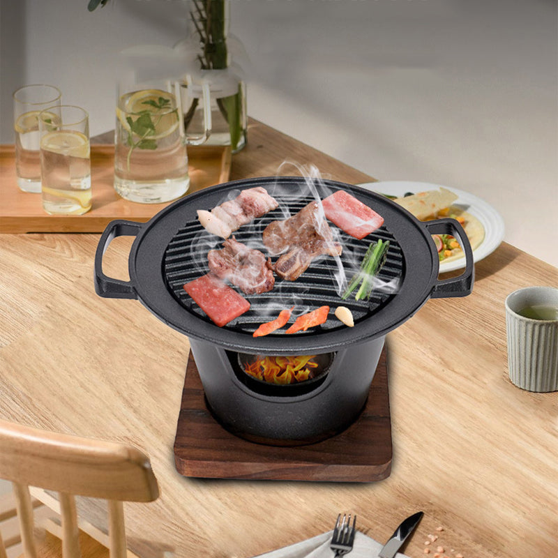 Mini BBQ Alcohol Stove Grill