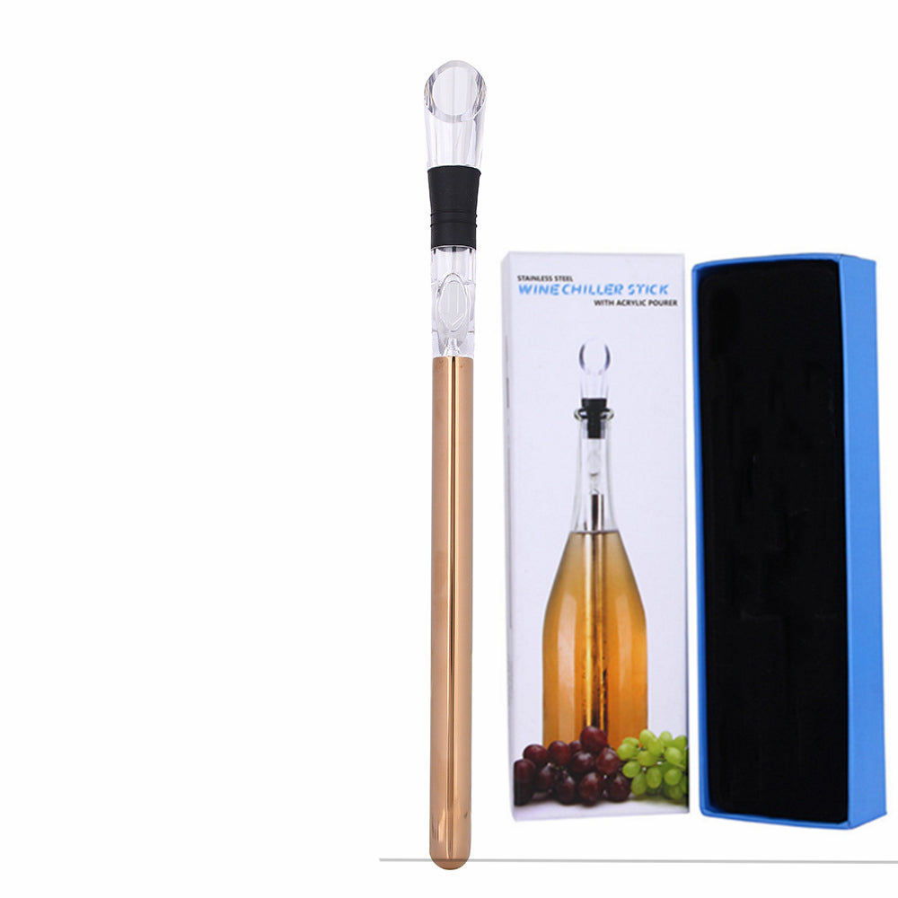 Stainless Steel Wine Bottle Chilling Rod Cooler Stick