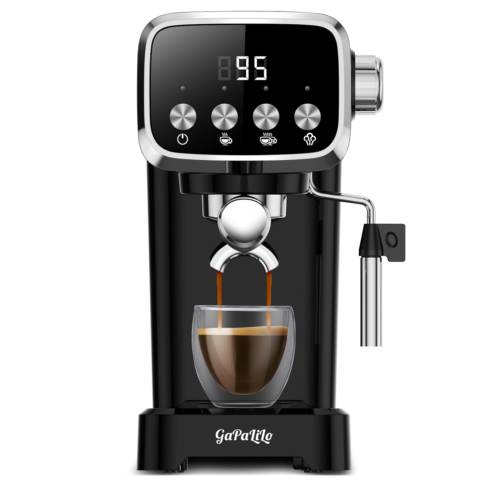 20 Bar Slim Espresso Machine With Milk Frother