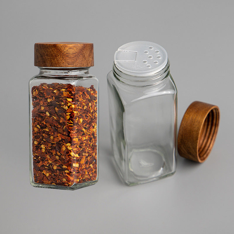 Acacia Wooden Lid Spice Jar 120ml