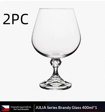 Elegant Red Wine Crystal Whiskey Glass