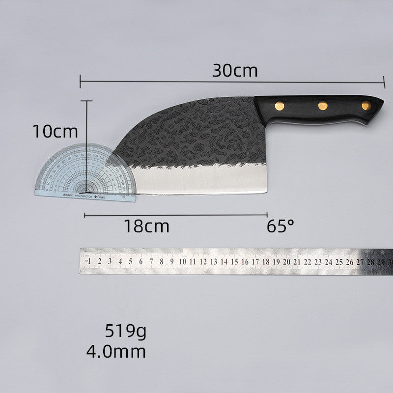 Forged Hammered Retro Stainless Steel Kitchen Knives
