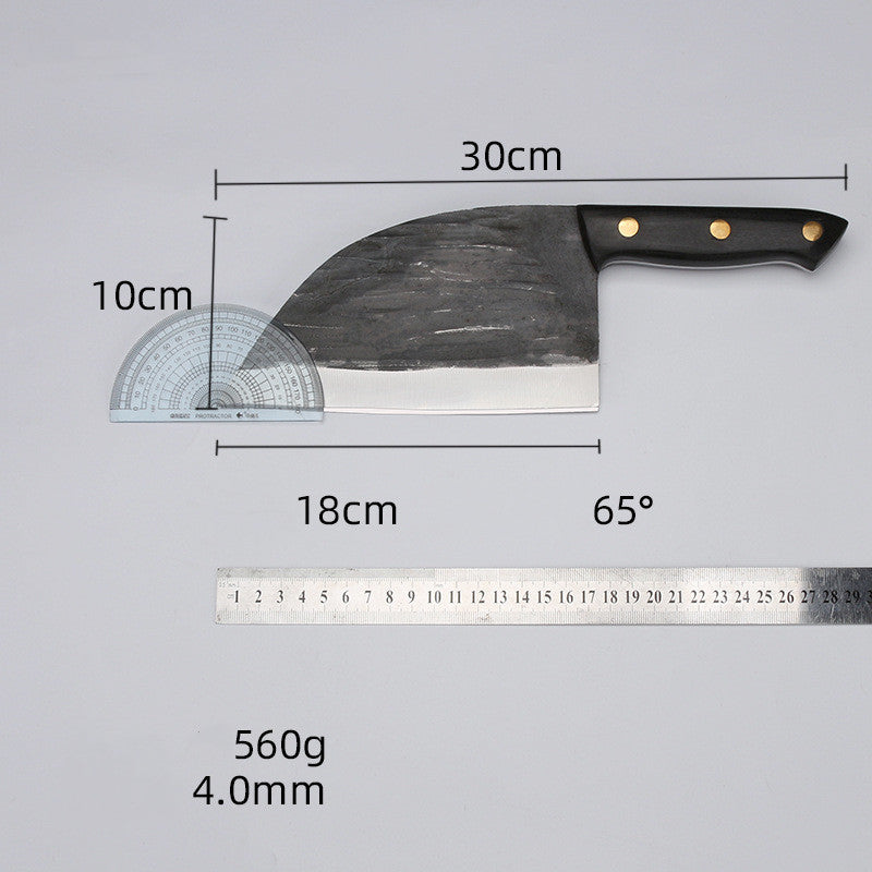 Forged Hammered Retro Stainless Steel Kitchen Knives