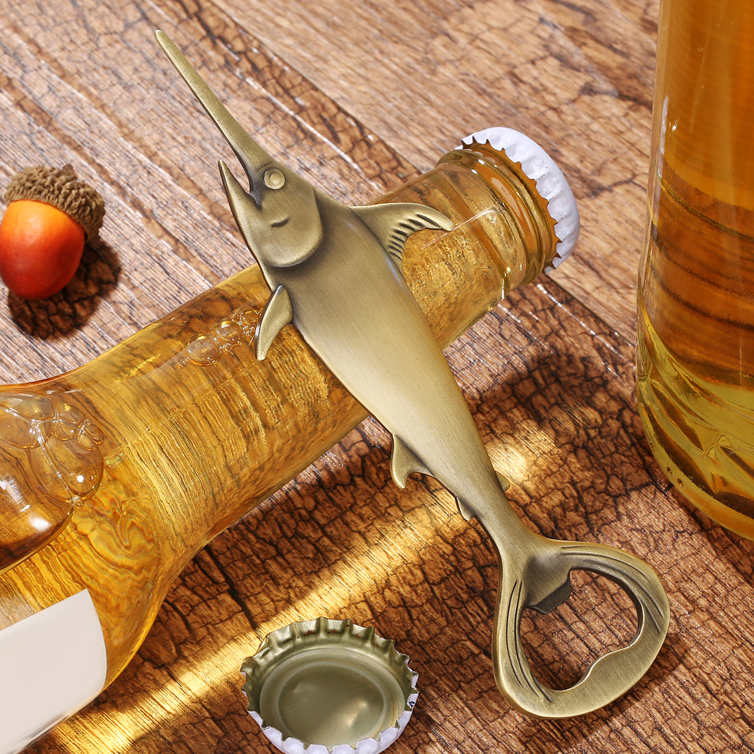 Creative Swordfish Handle Metal Beer Bottle Opener Bar Tool