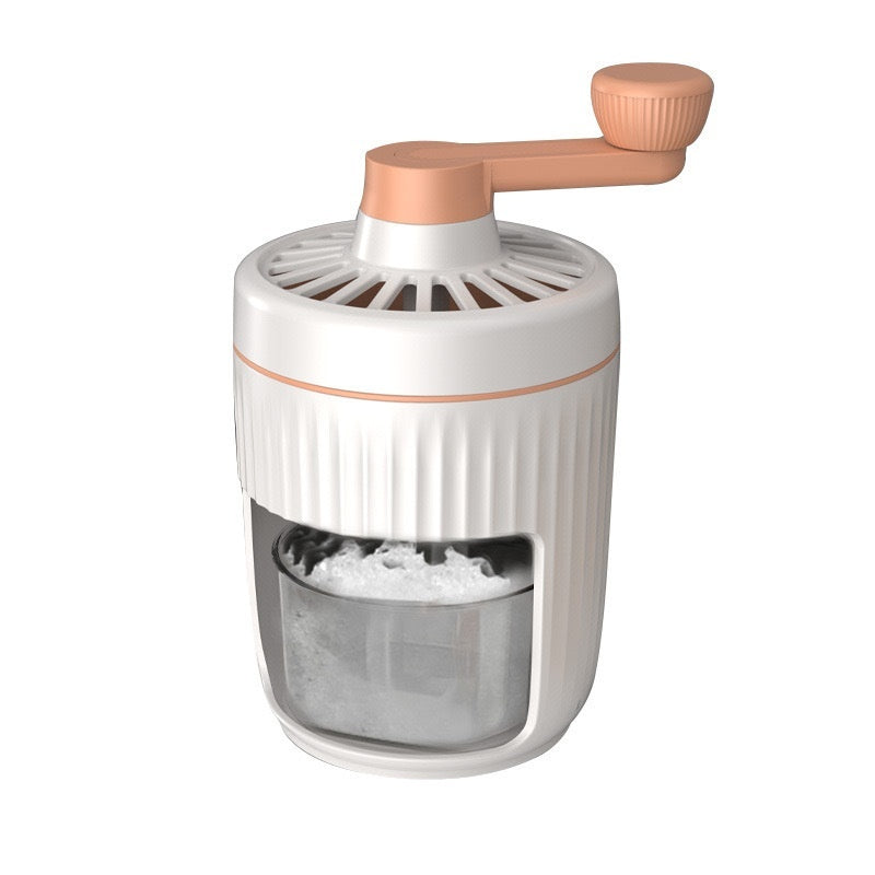 Hand-Cranked Ice Shaver Small Household Ice Crusher Machine