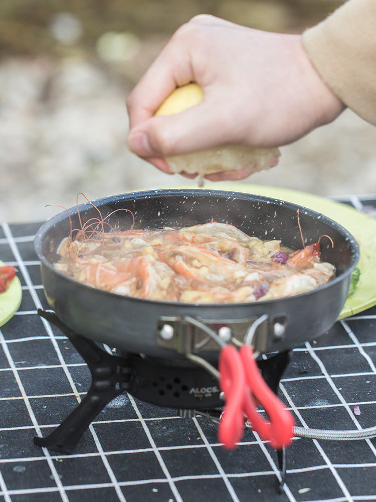Alocs Medical Stone Color Non-stick Frying Pan