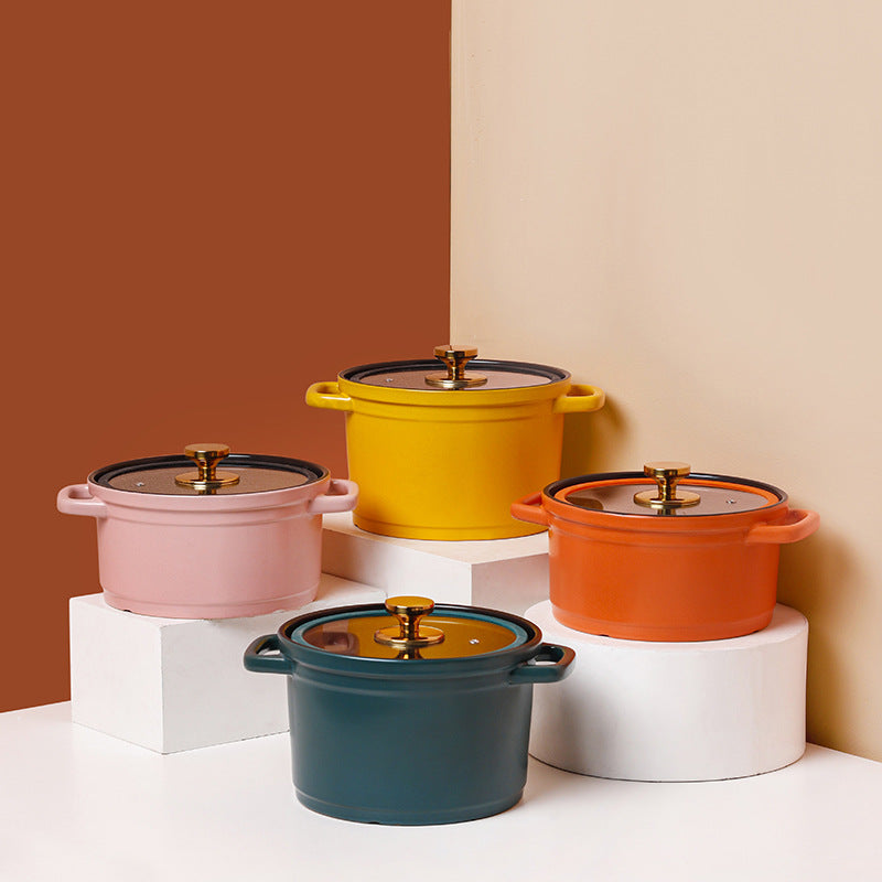 Nordic Ceramic Large-capacity Chicken Stock Pot