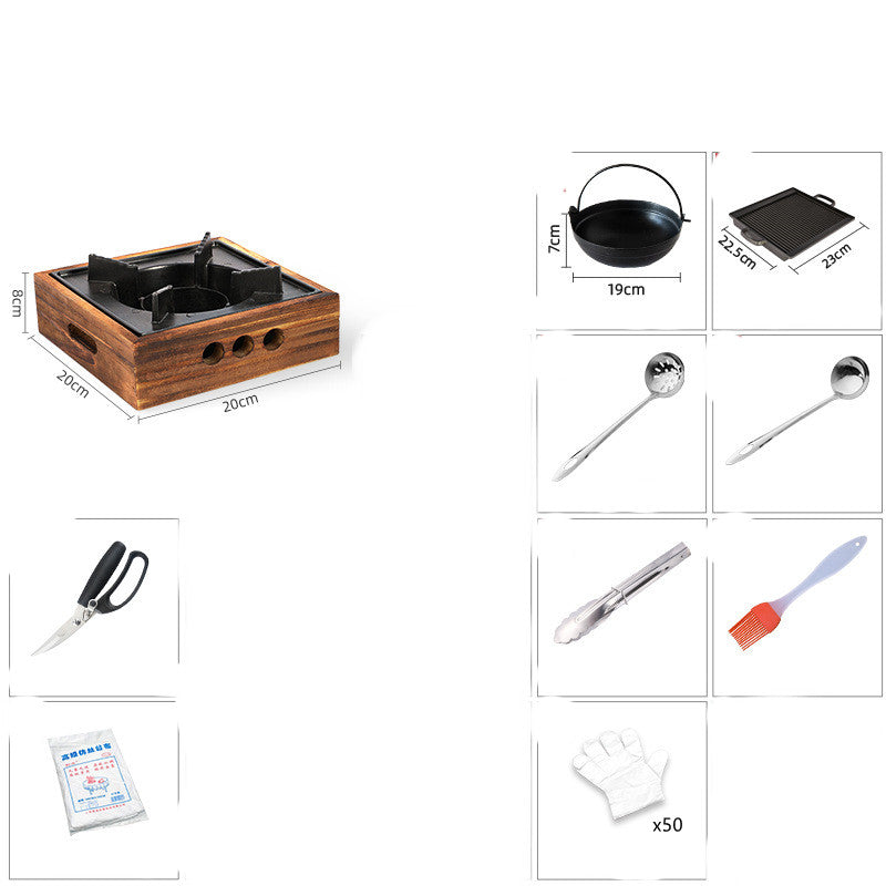 Japanese-style Household Smokeless Barbecue Grill