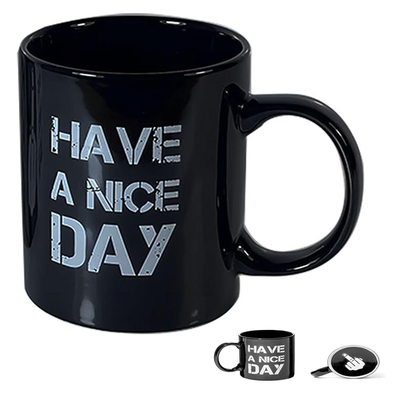Middle Finger Coffee Mug 3D Funny Gag Gift For Holidays