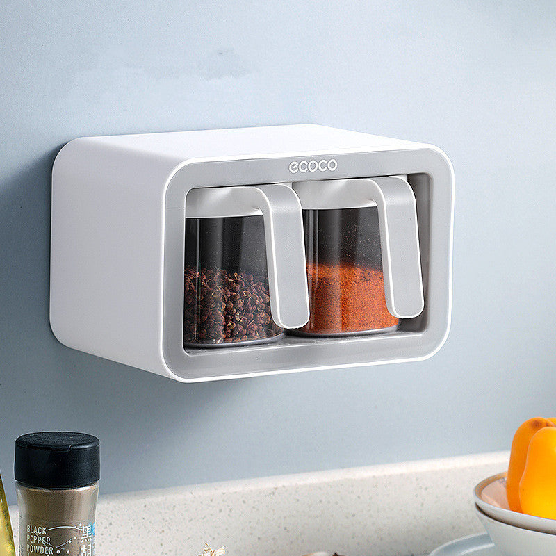 Kitchen Wall-Mounted Spice Box Set