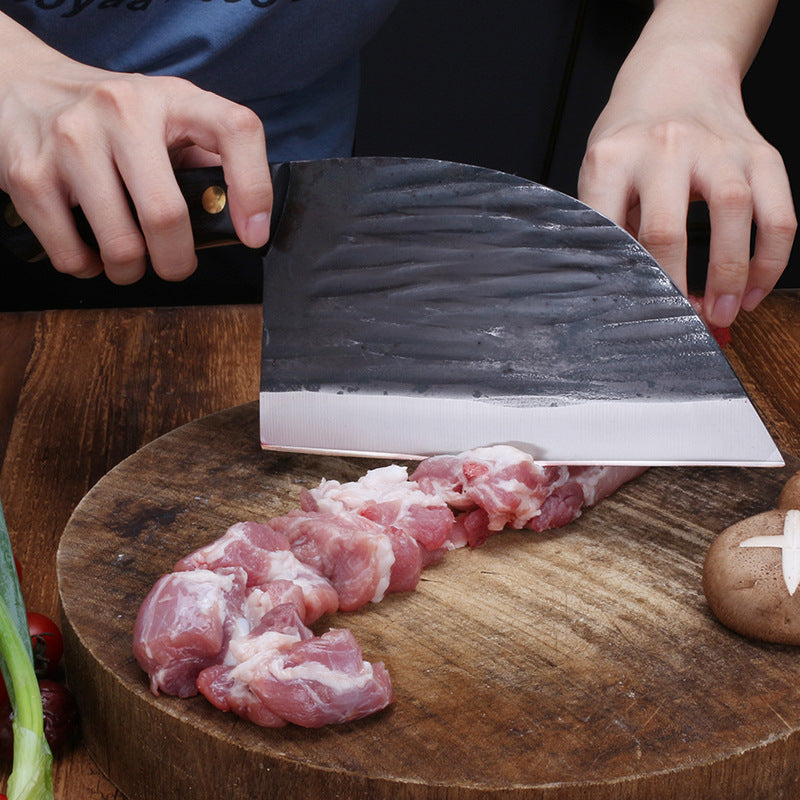 Forged Hammered Retro Stainless Steel Kitchen Knives