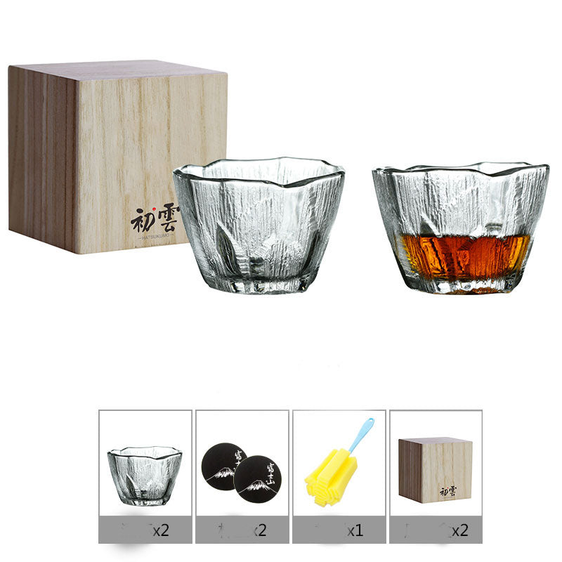 Household Simple Crystal Whiskey Glass