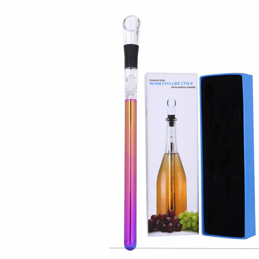 Stainless Steel Wine Bottle Chilling Rod Cooler Stick