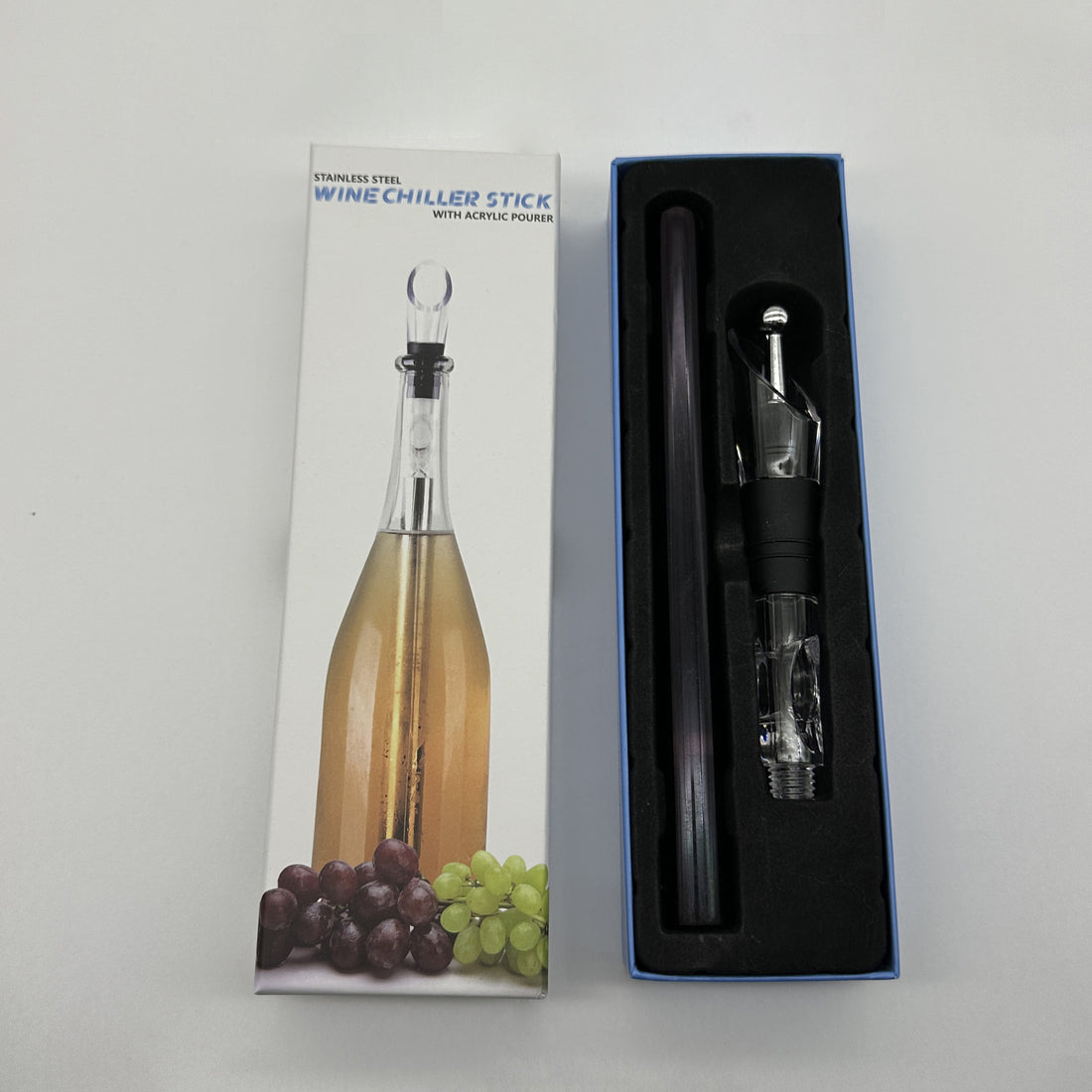 Stainless Steel Wine Bottle Chilling Rod Cooler Stick