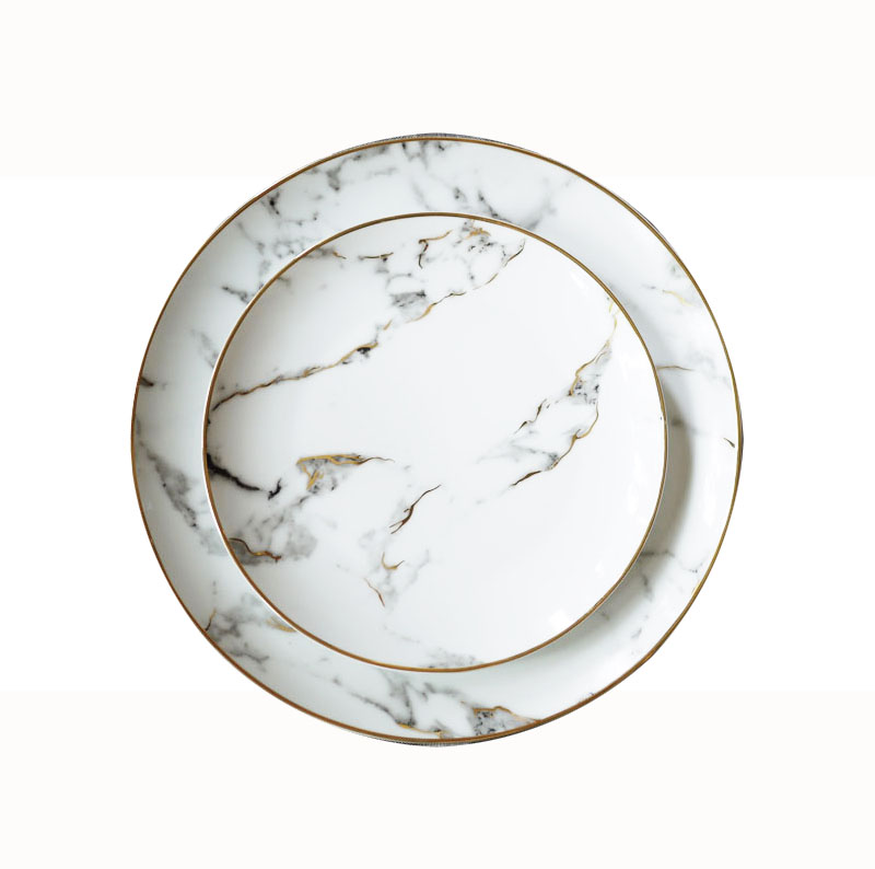 Western Style Food Plate Ceramic Dinnerware