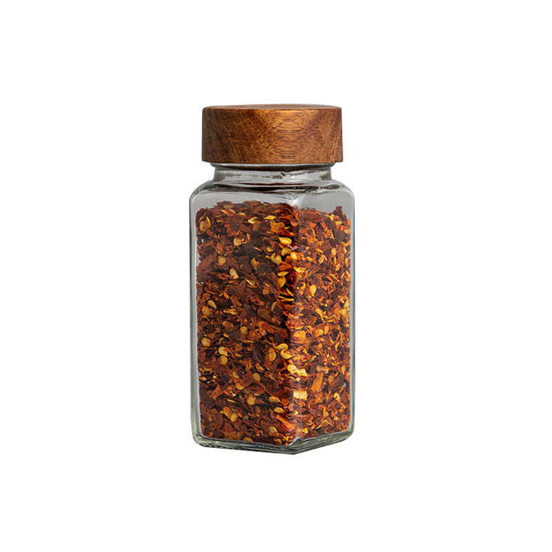 Acacia Wooden Lid Spice Jar 120ml