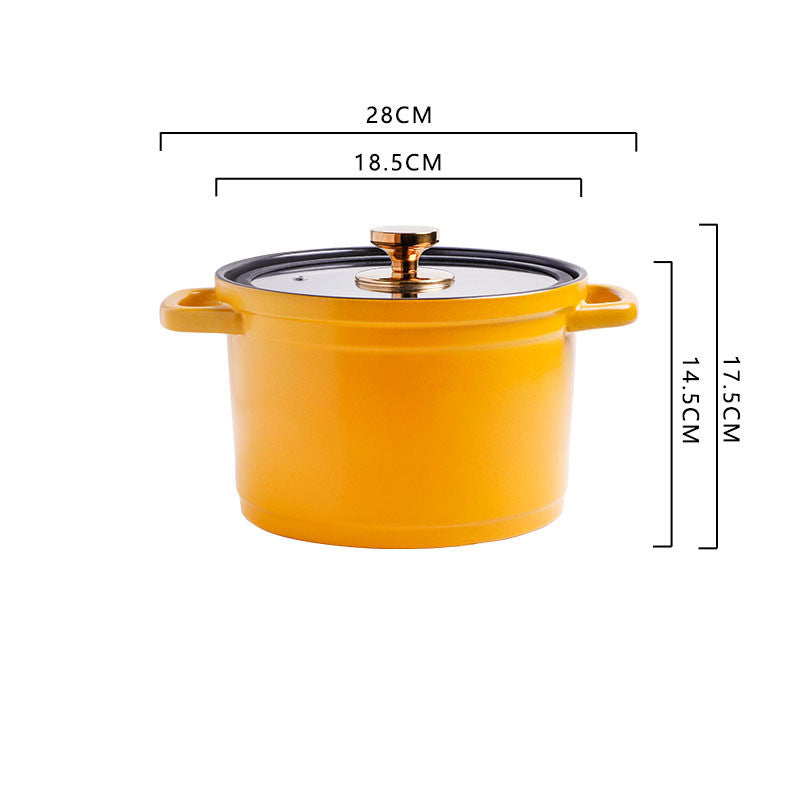 Nordic Ceramic Large-capacity Chicken Stock Pot