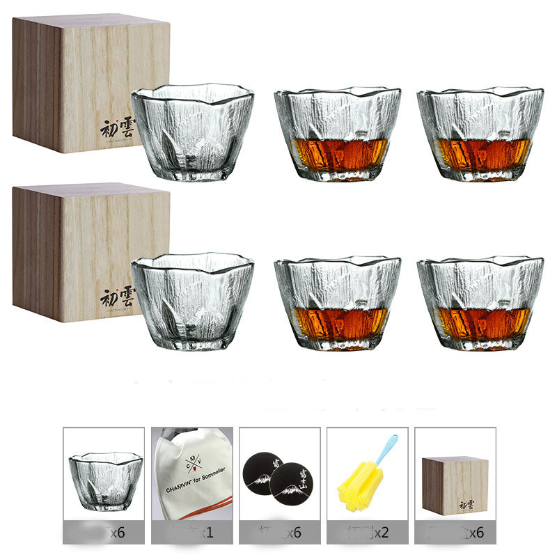 Household Simple Crystal Whiskey Glass