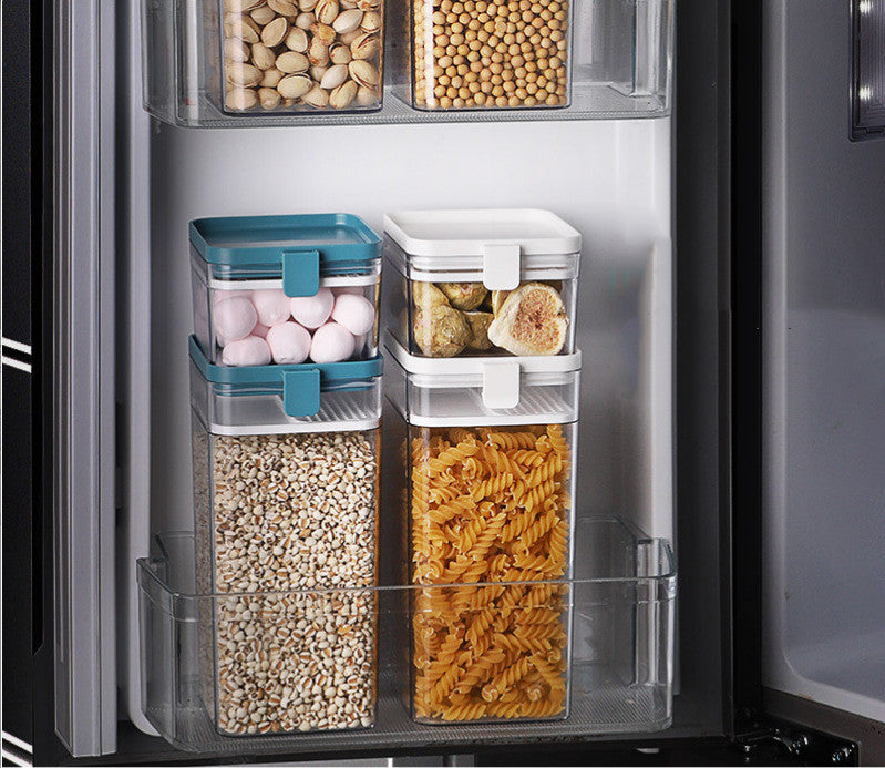 Household kitchen sealed jar storage box