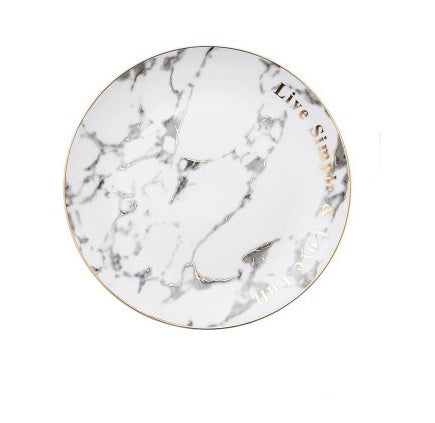 Western Style Food Plate Ceramic Dinnerware