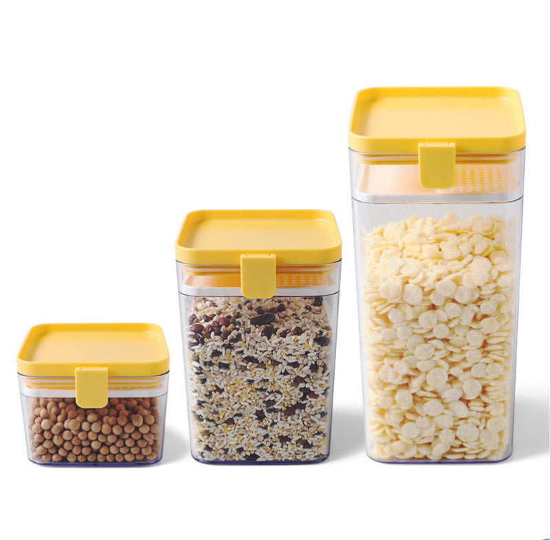 Household kitchen sealed jar storage box