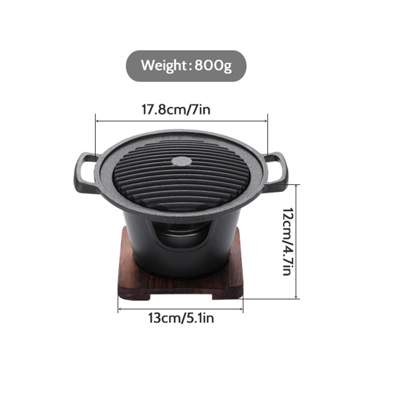 Mini BBQ Alcohol Stove Grill