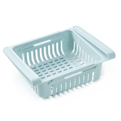 Stretchable Refrigerator Storage Basket Multifunction Kitchen Organizer