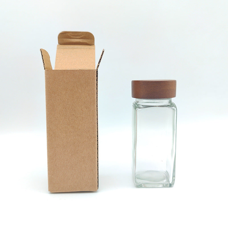 Acacia Wooden Lid Spice Jar 120ml
