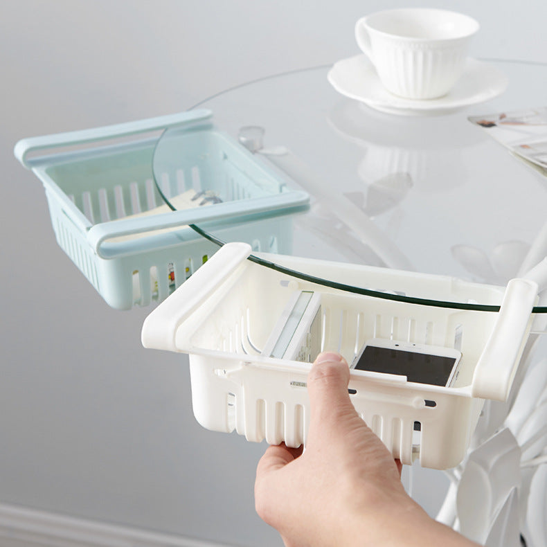Stretchable Refrigerator Storage Basket Multifunction Kitchen Organizer